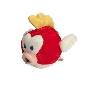 Mariokart Cheep Cheep Fish Plush Stuffed Animal Plush 8" Super Mario Bros